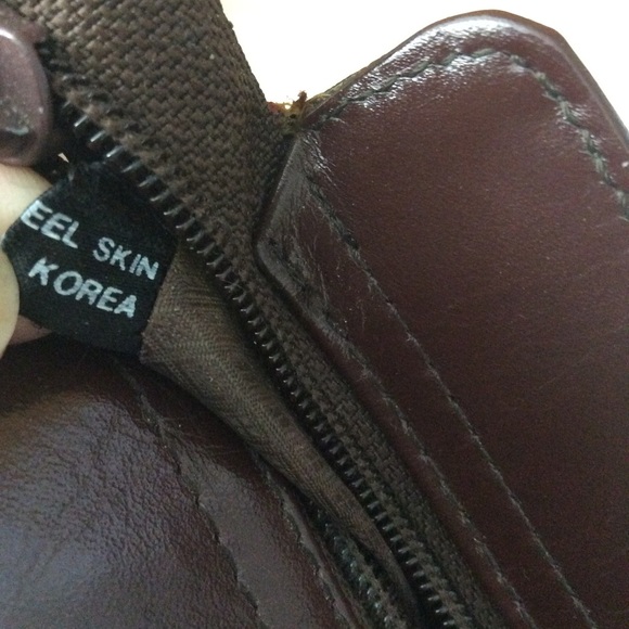 Vintage EEL Skin Shoulder Bag Purse - Picture 3 of 8